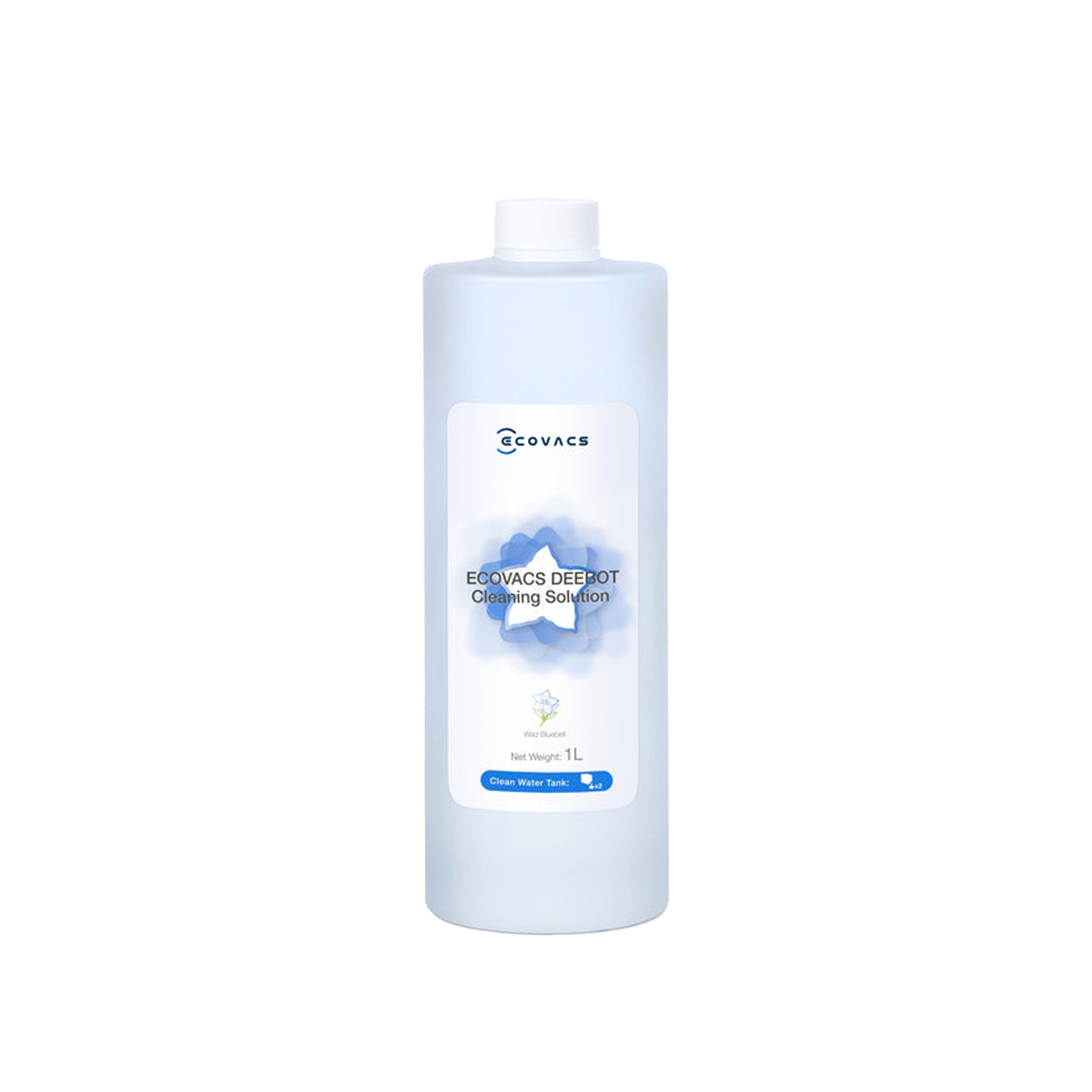 Ecovacs Cleaning Solution (1L) - Compatible with: X1 Omni, X1 Turbo, X1 Plus, T20 Omni, X2 Omni, X2 Combo, X5 Pro Omni, T30S Combo