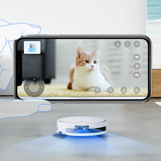 Ecovacs DEEBOT T50 Max Pro Omni Robot Vacuum - White Image 7