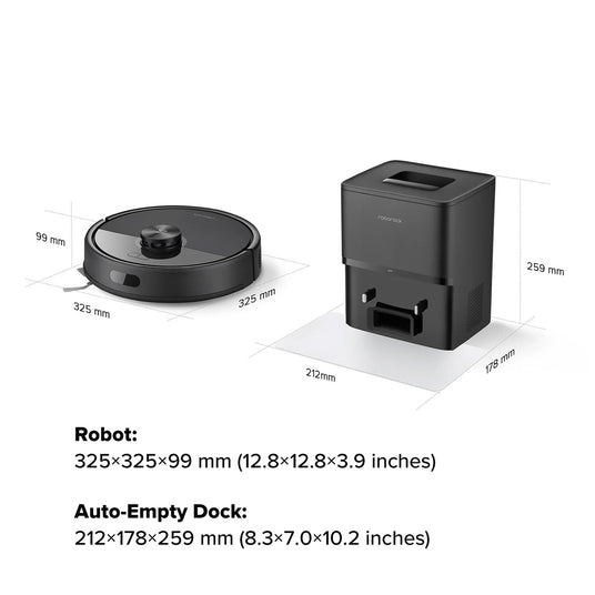 Roborock Q7T+ Robot Vacuum & Mop Cleaner Black Image 8