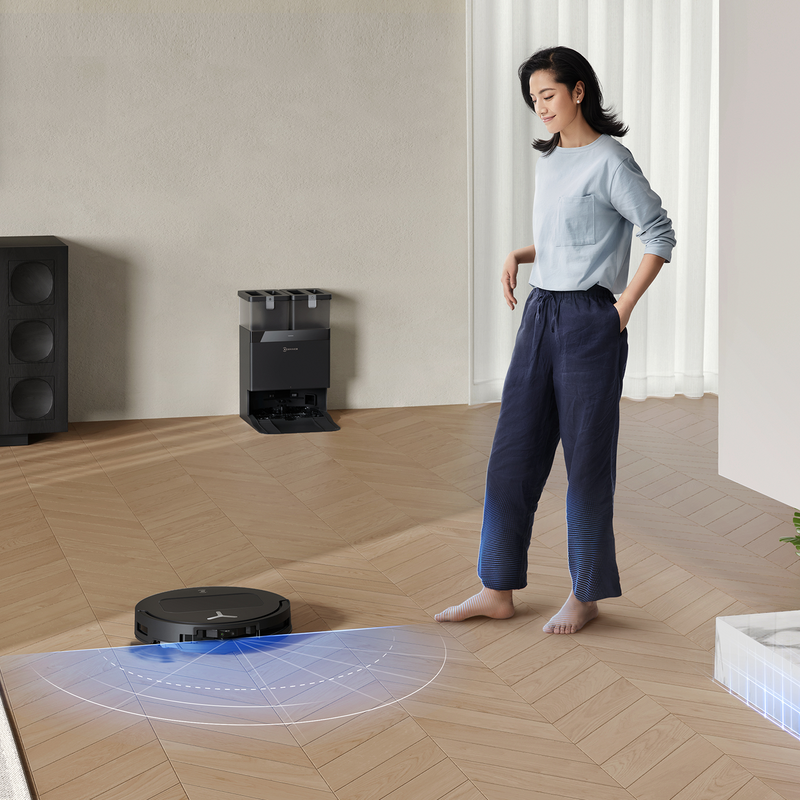 Ecovacs DEEBOT T50 Max Pro Omni White Robot Vacuum Image 11