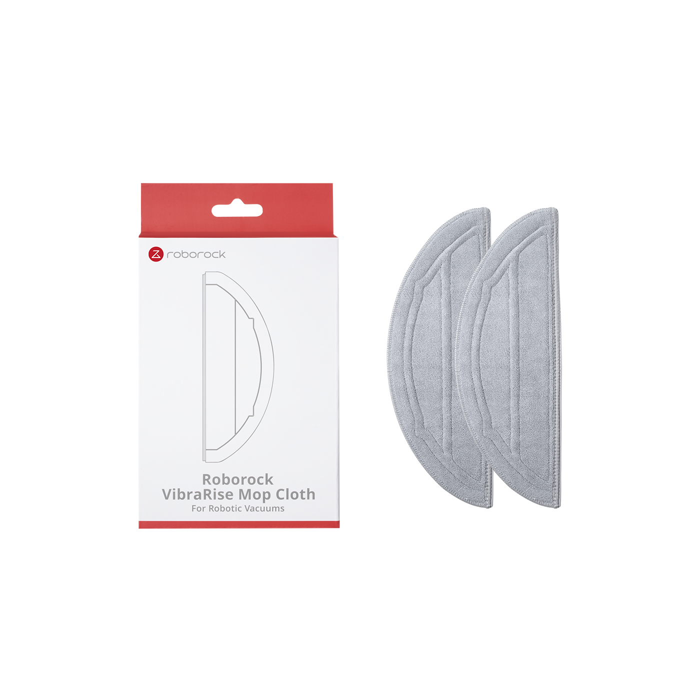 Robotic Vacuum Accessories - Roborock Double VibraRise 2.0 Mop Cloth Buy at TSO