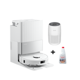 Roborock Qrevo EdgeC Robot Vacuum with Multifunctional Dock - White + Free Levoit Core Mini Air Purifier & Roborock Floor Cleaner