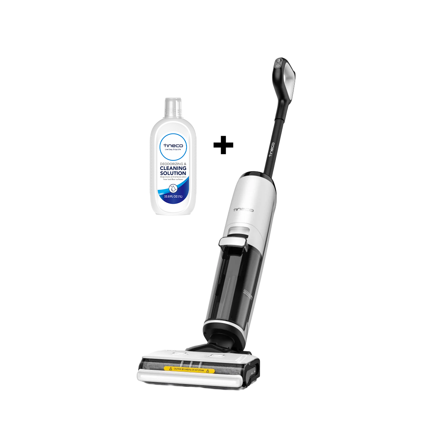 Tineco S7 Steam Cordless Hard Floor Cleaner - White + Free Tineco Genuine Floor Cleaning Solution