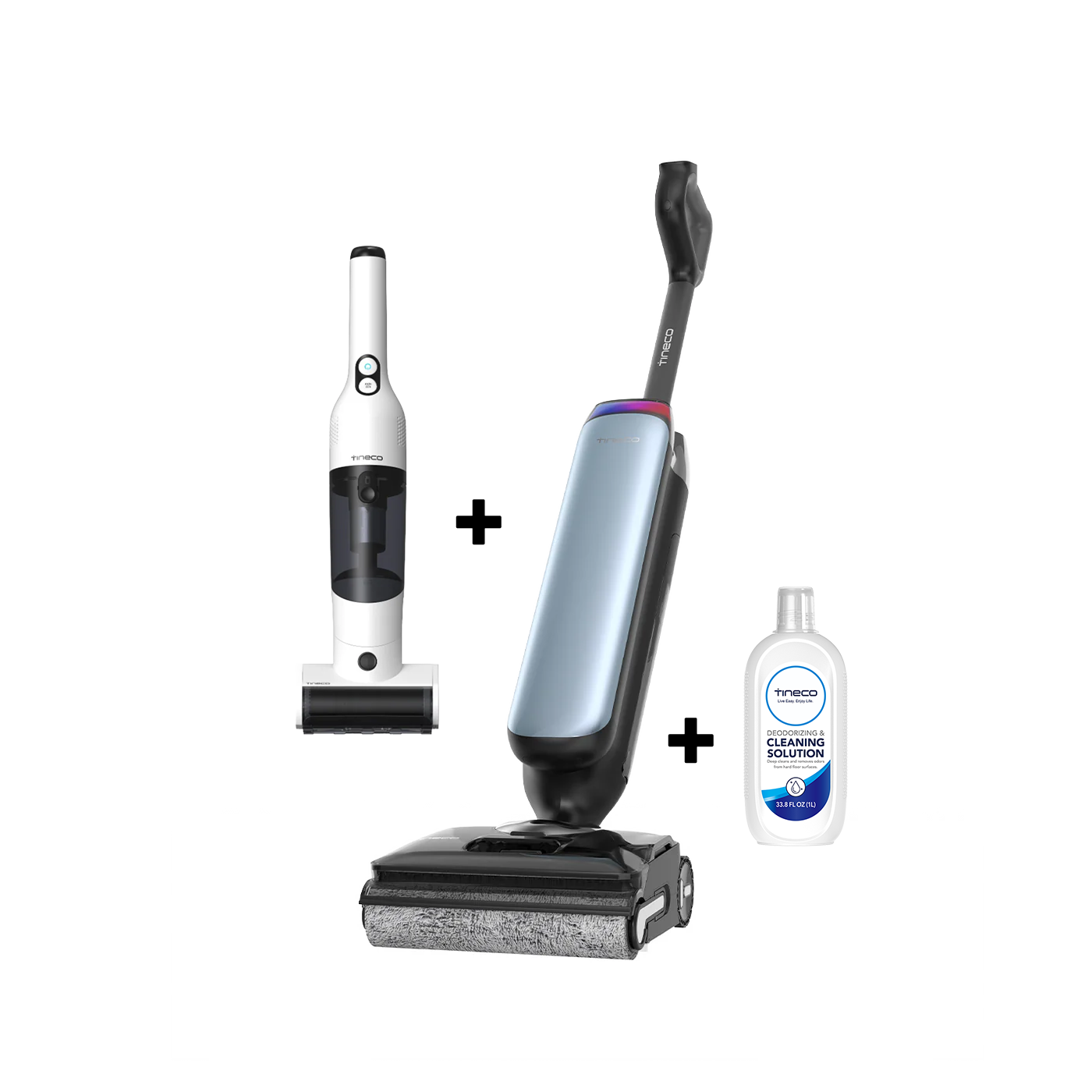 Tineco S9 Artist Pro Smart Floor Cleaner - Silver + Bonus Go Mini Pet + Cleaning Solution