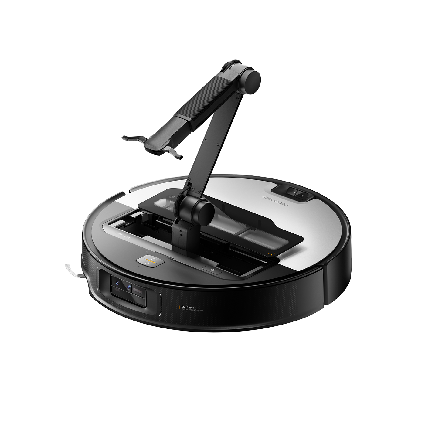 Roborock Saros Z70 Robot Vacuum with OmniGrip Mechanical Arm - Black + Free F25 RT Wet/Dry Vacuum & Roborock Floor Cleaner
