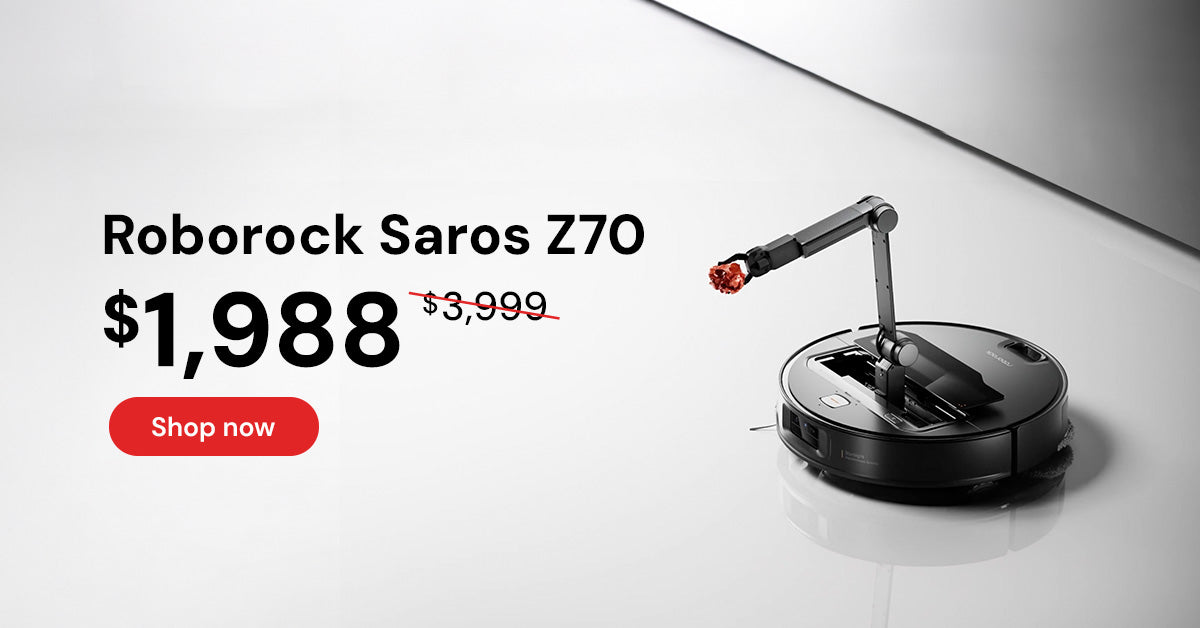 Roborock Saros Z70 robot vacuum cleaner at $1,988